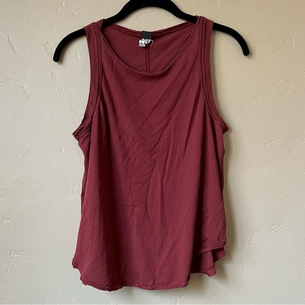 Free People - We The Free Rust Tank Top w/Raw Hem Size S